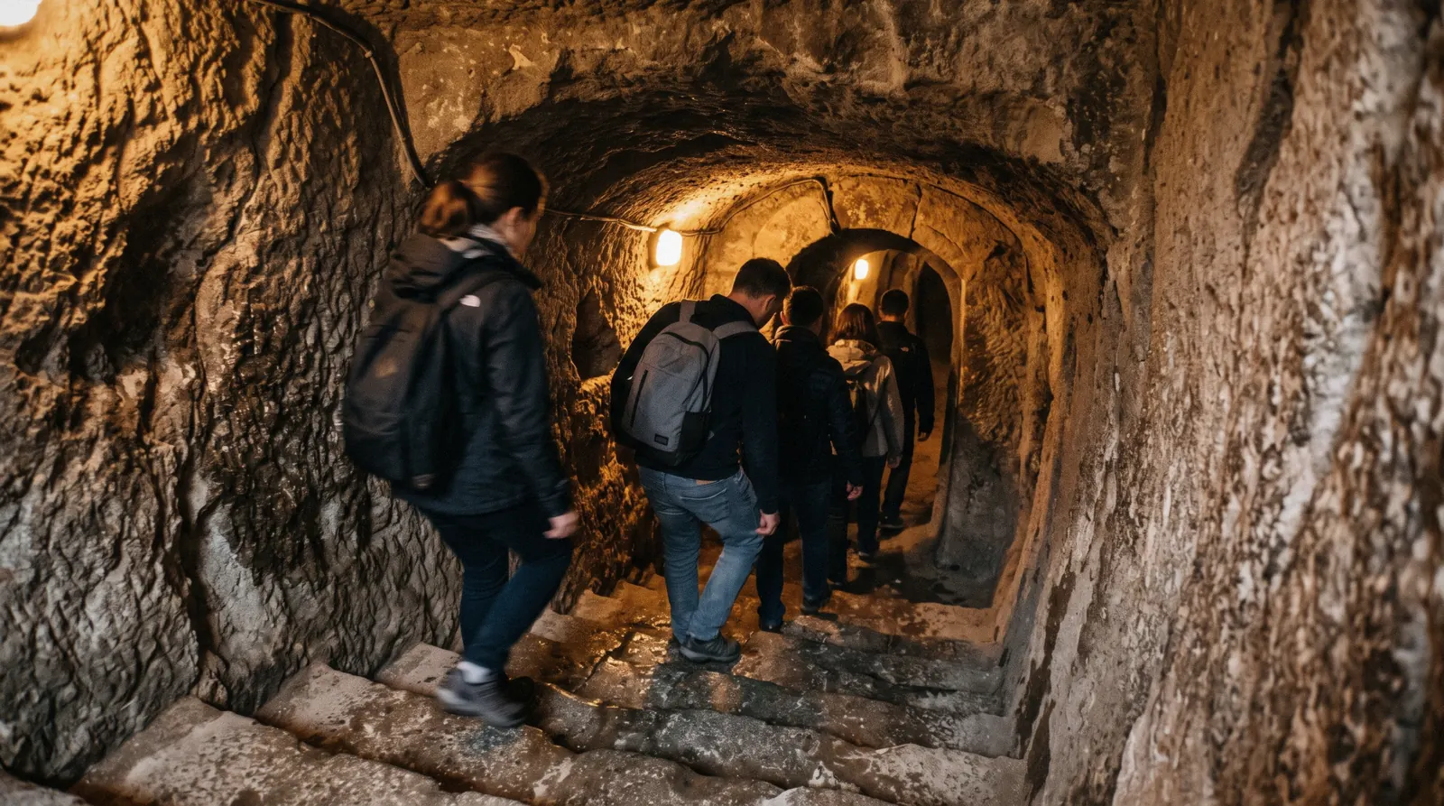 The underground southwest in Göreme, Cappadocia